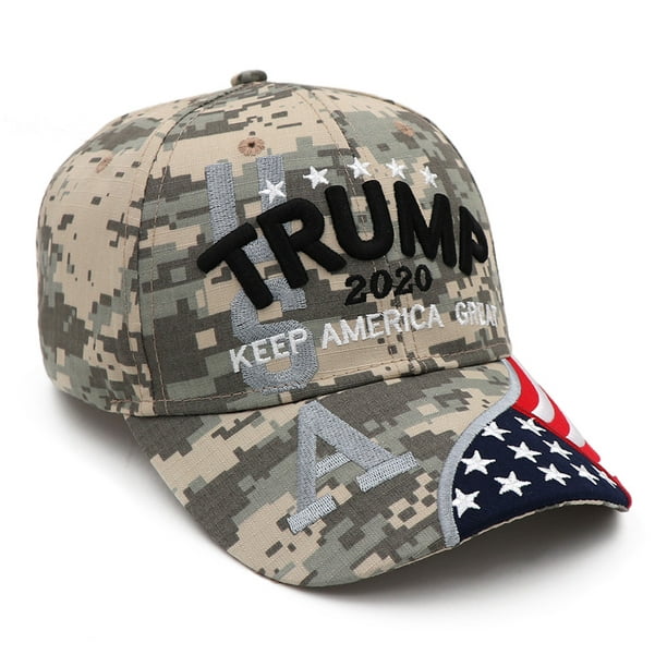 TRUMP 2020 KEEP AMERICA GREAT FLAG Embroidered Adjustable Baseball Cap Hats Lot 